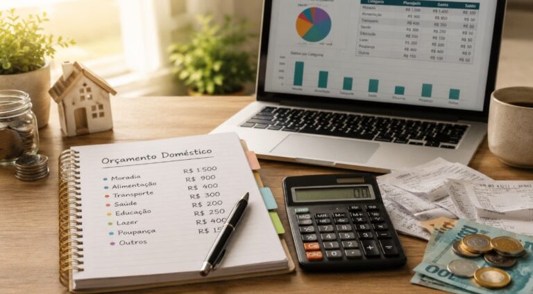 Como Organizar o Orçamento Doméstico e Ter Controle Real das Finanças da Casa